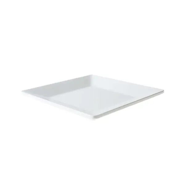 Bord melamine 21 x 21 cm wit Direct Verzonden