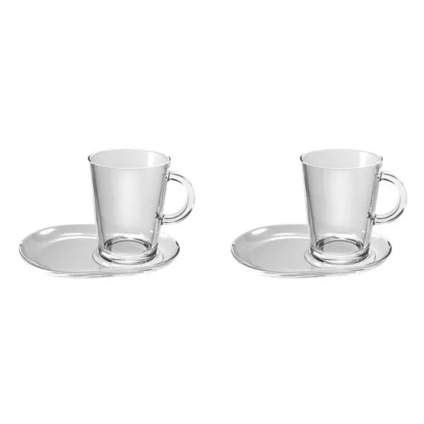Theeglas en schotel tribeca 18 cm 40 cl Exclusieve Aanbieding
