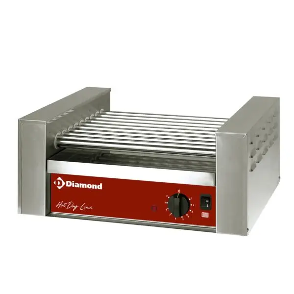 Weekendaanbieding Diamond elektrische worstenbrader CSX/5R-EXPO 5 rollen 545x320x240 mm 0,6 kW 230V horeca