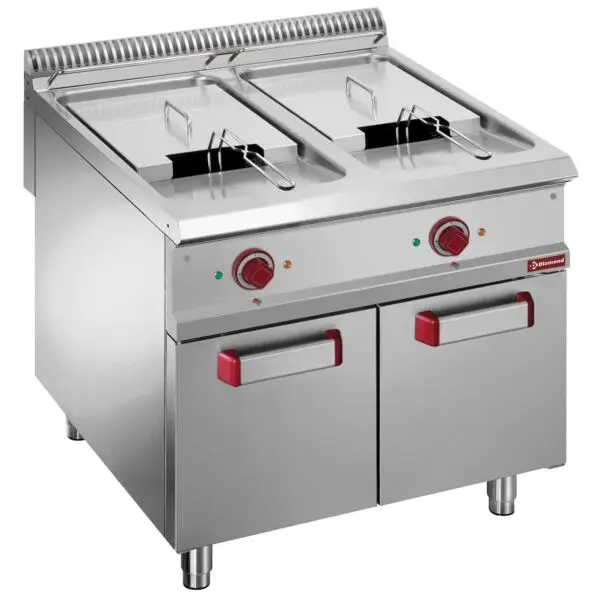 Betaalbaar Diamond Elektrische friteuse Optima 900 2 kuipen 21L 40kW 800x900x850/920mm 400-230/3N 50-60Hz