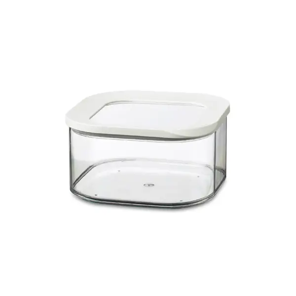 Uitverkoop Mepal Koektrommel Modula 16x16x8,5 cm wit SAN breukvast 1,25 liter