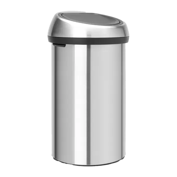 Koop Vandaag Brabantia afvalbak Touch Bin 60 liter RVS 40x40x70,5 cm