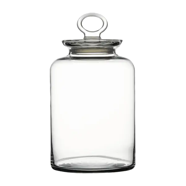 Pasabahce Voorraadpot Kitchen Pasabahce 2,6 liter Glas rond transparant vaatwasserbestendig Merkproduct