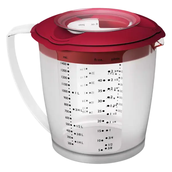 Westmark Maatbeker Helena 1,4 liter polypropyleen transparant 15,5 cm diameter oven-, vriezer- en vaatwasserbestendig Must-Have
