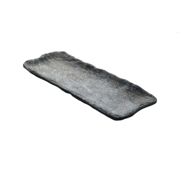 Veilige Betaling Cheforward Rechthoekige Schaal Endure 30x12,5 cm Melamine Zwart hitte- en vriezerbestendig