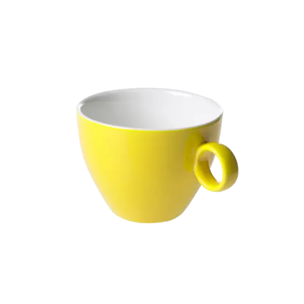 Betaalbaar Maastricht Porselein cappuccinokop Bart Colour Cafe 23 cl geel porselein