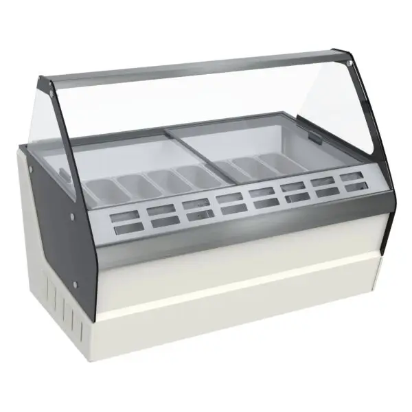 Shop Nu Combisteel schepijsvitrine Hawaï 16 x 5 liter wit met onderkoeling