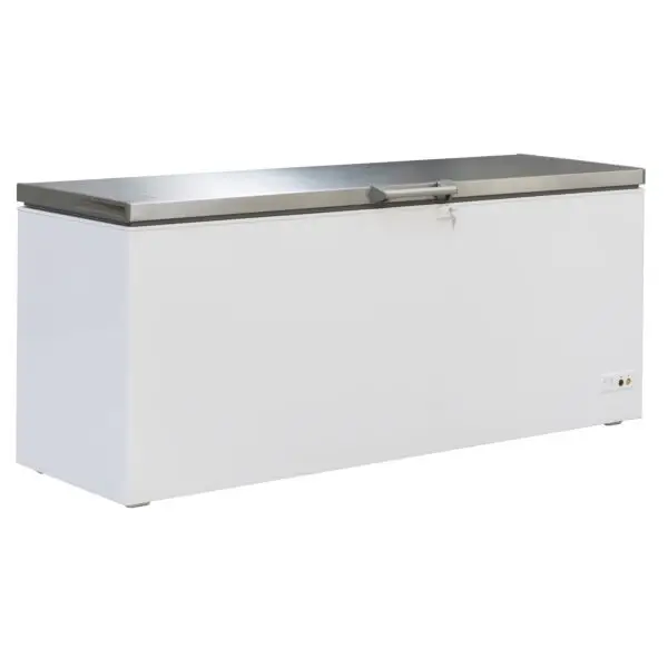 Vrieskist rvs deksel 635 l Dagaanbieding