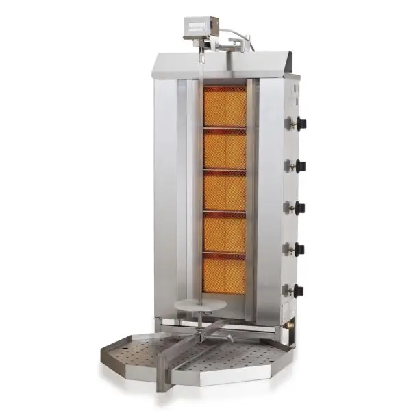 Lage Prijs Gyros grill gas motor boven 5 hittezones