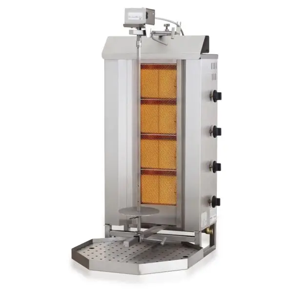 Hete Deal Gyros grill gas motor boven 4 hittezones