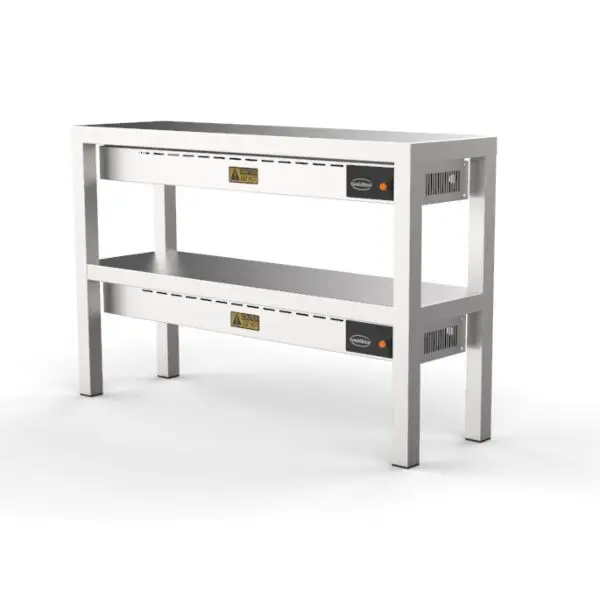 Etagere keramisch verwarmd 2 niveaus 1000 6 heaters à 250w Hoge Kwaliteit