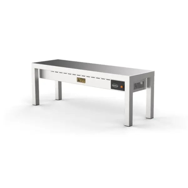 Express Levering Etagere keramisch verwarmd 1 niveau 1000 3 heaters à 250w
