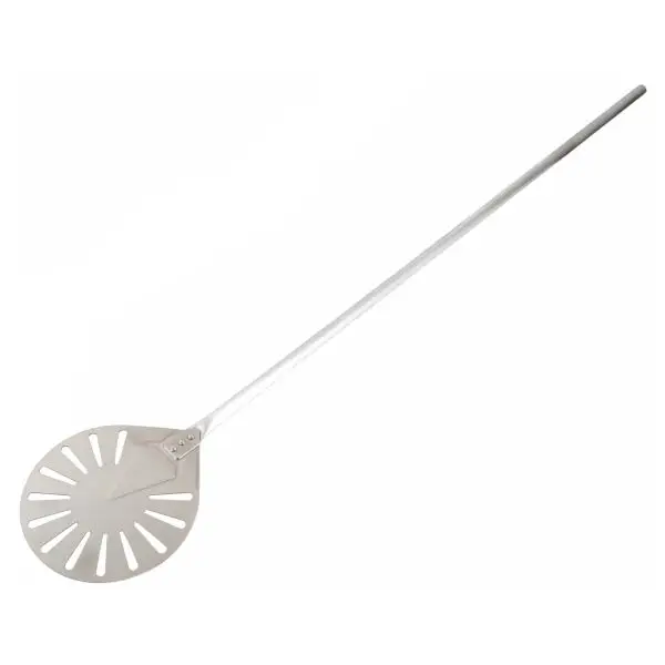 Populair Rvs pizzaschep rond 23-120 geperforeerd