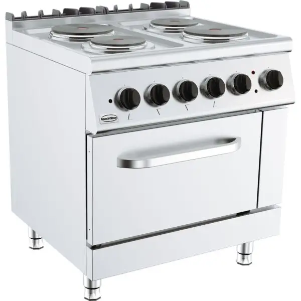Exclusieve Aanbieding Base 700 kooktafel elektrisch 4 pl. el. oven