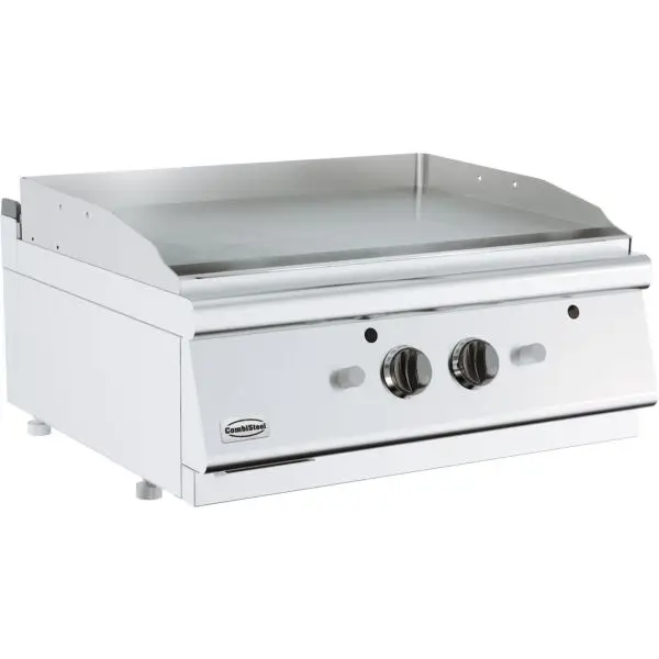Base 700 gasbakplaat chroom dubbel tafelmodel Hete Deal