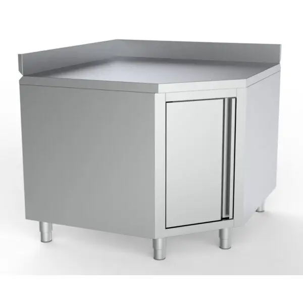 Werktafel hoek met deur en rand 1000/1000 voor 600mm tafels Gratis Retour