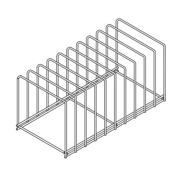 Rvs dienbladenkorf 10 Veilige Betaling