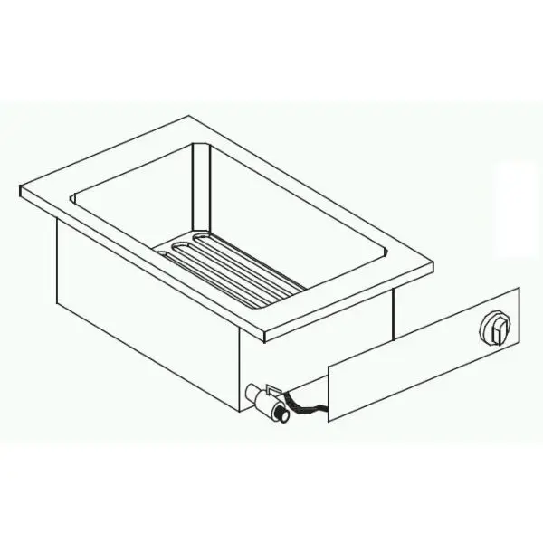 Merkproduct El. friteuse 1x10 l