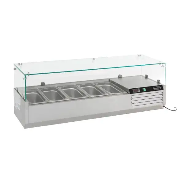 Aanbieding Gekoelde opzetvitrine 1/4 gn x 5