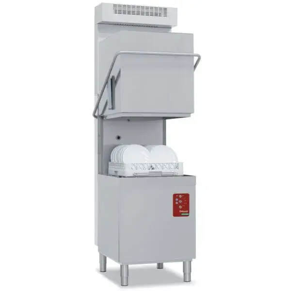 Laatste Kans Kapvaatwasser, mand 500x500 mm "full hygiene", met doorlopende ontharder + damp condensor-recuperator