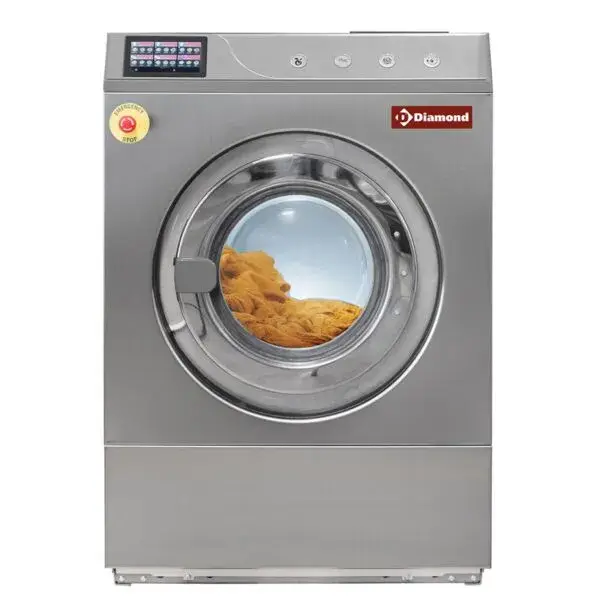 Alleen Vandaag Wasmachine met vloerbevestiging "r.v.s." 18 kg met touch screen