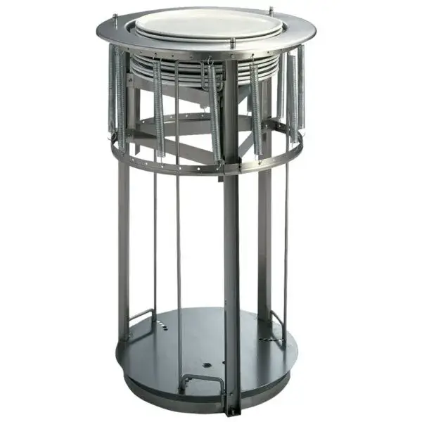 Veilige Betaling Neutrale bordenlowerator, capaciteit 50-60 ø 180-280 mm