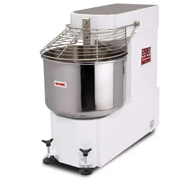 Dagaanbieding Spiraalkneder 85 liters, 2 snelheden, - automatisch, digitaal, 2 wielen en 2 cilinders