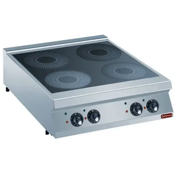 Elektrische inductie fornuis met 4 kookzones -top- Dagaanbieding