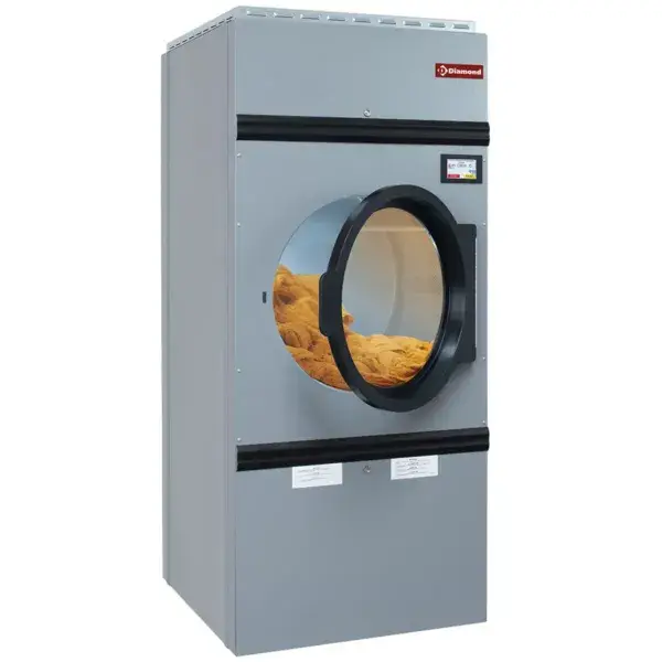Roterende elektrische droogmachine, capaciteit 18kg, met afwisselende rotatie touch screen Bestel Nu