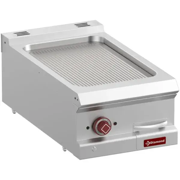 Elektrische bakplaat met geribde plaat, module 1/2-top- Flitsaanbieding