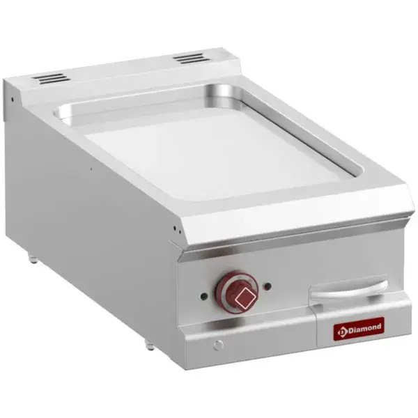 Elektrische bakplaat, vlakke hard verchroomde plaat , module 1/2-top- Koopje