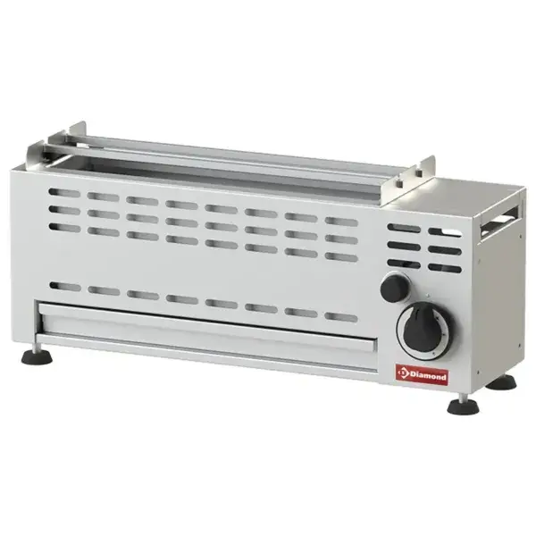 Gaskebabgrill - 1 brander - 1 x7 kw Dagaanbieding