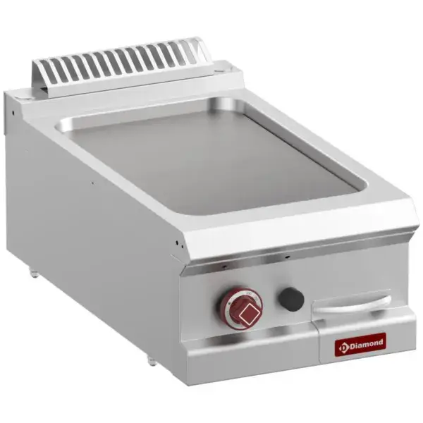 Dagaanbieding Braadplaat op gas met vlakke plaat, module 1/2-top-