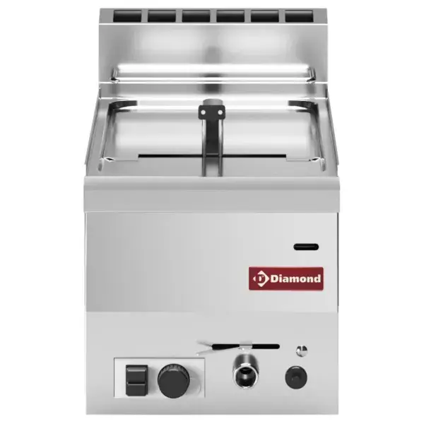 Fabrieksprijs Gasfriteuse, 1 kuip 8 liter - top-