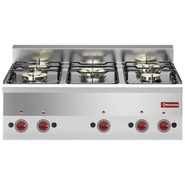 Goedkoop Gasfornuis 5 branders -top-