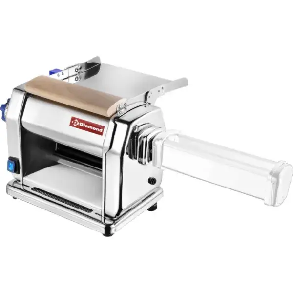 Diamond pastasnijder met motor 220 mm R.V.S. frame regelbare deegdikte Goedkoop