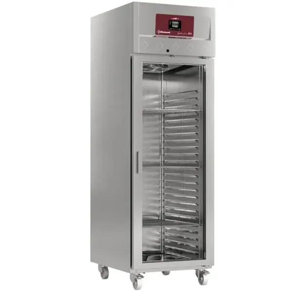 Superprijs Vrieskast geventileerd 700 liter, 1 glazen deur gn 2/1, op wielen