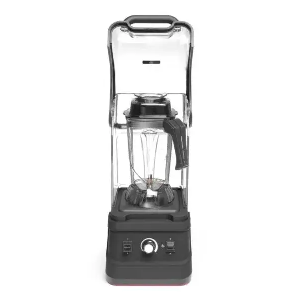 Hendi Bar Blender 230V 1680W met geluiddempende polycarbonaat kap en BPA-vrije kan 250x300x540mm Populair