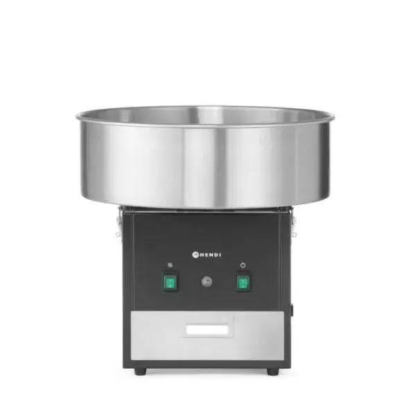 Hendi Suikerspinmachine Zwart 220-240V 1130W 520x520x503mm Koopje