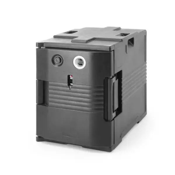 Thermo-geïsoleerde container met verwarmingsfunctie – catering, amerbox, gn 1/1, 220-240v/200w, 477x680x(h)620mm Aanbieding