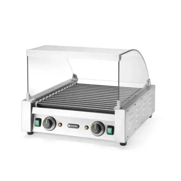 Koop Online Hendi glazen cover 470x325x240mm voor worstenroller grill 7