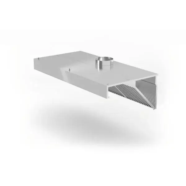 Exclusieve Aanbieding Hendi wandafzuigkap Profi Line schuin model 1200x700x450 mm RVS met LED-verlichting