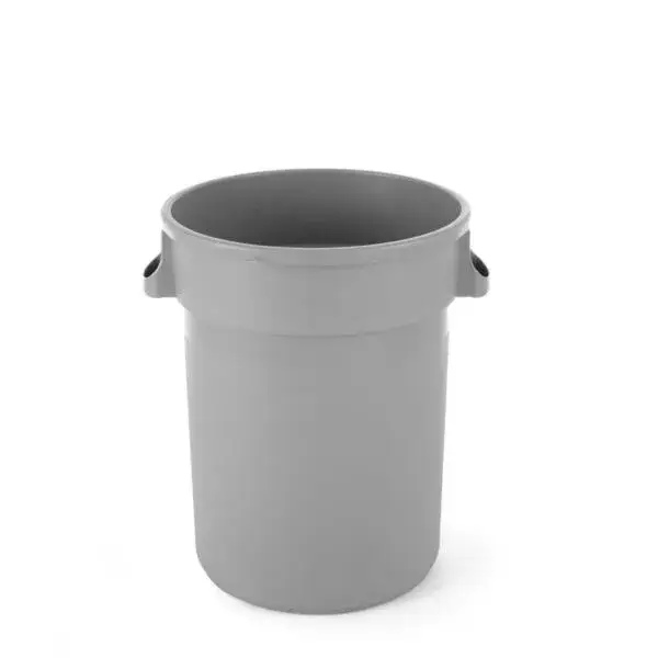 Merkproduct Ronde afvalbak, amerbox, 120l, lichtgrijs, ⌀550x(h)690mm
