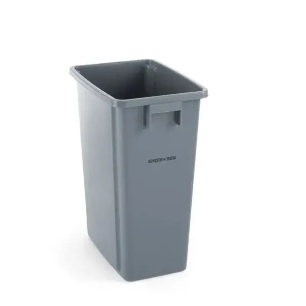 Meest Verkocht Smalle afvalbak, amerbox, 60l, lichtgrijs, 455x315x(h)580mm