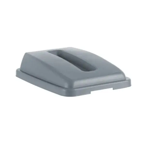 Deksel met opening voor 60l rechthoekige container, hendi, lichtgrijs, 660x470x(h)30mm Uitverkoop