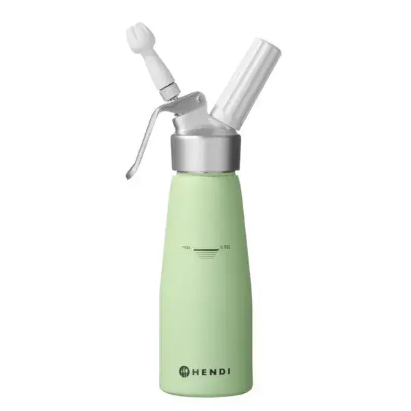 Slagroomapparaat, hendi, 0,5l, pastelgroen, ⌀80x(h)260mm Must-Have
