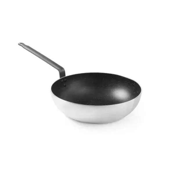Finale Uitverkoop Hendi Wok aluminium met inductiebodem Ø320x95 mm geschikt voor alle warmtebronnen