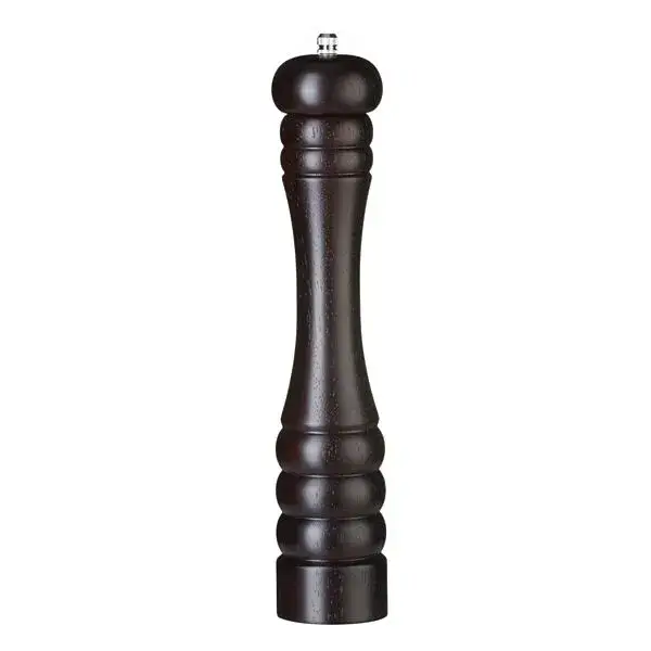 Hendi houten pepermolen donker hout Ø60x315mm met RVS maalmechanisme Rechtstreeks Van De Fabrikant