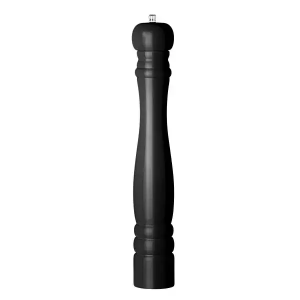 Hendi houten pepermolen zwart ⌀65x415mm RVS maalmechanisme Gereduceerde Prijs