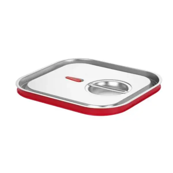 Lage Prijs Deksel voor gn containers met siliconenrand, hendi, kitchen line, gn 2/3, 354x325mm